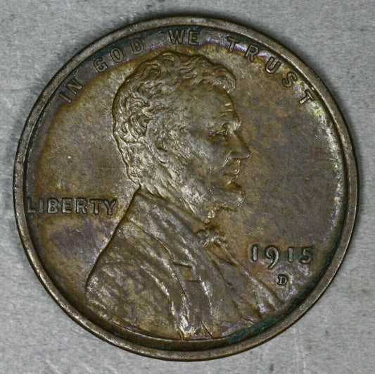 US 1915 D Lincoln Wheat Penny  A2915