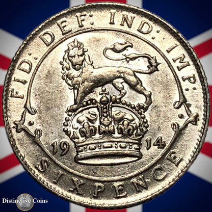 Great Britain 1914 Six Pence GB1582