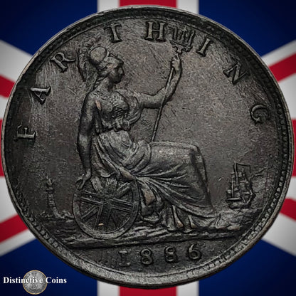 Great Britain 1886 Farthing 1/4d GB4204