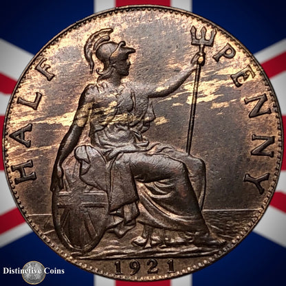 Great Britain 1921 Half Penny 1/2d GB5890