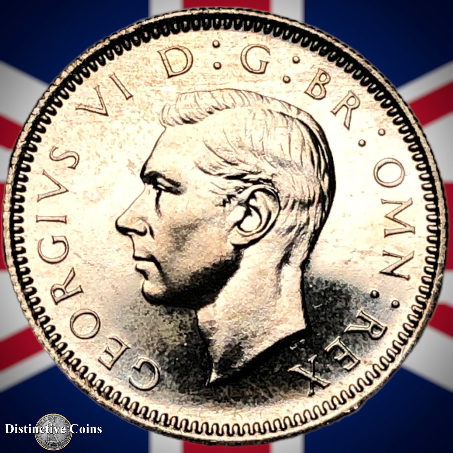 Great Britain 1951 Proof Six Pence GB1781