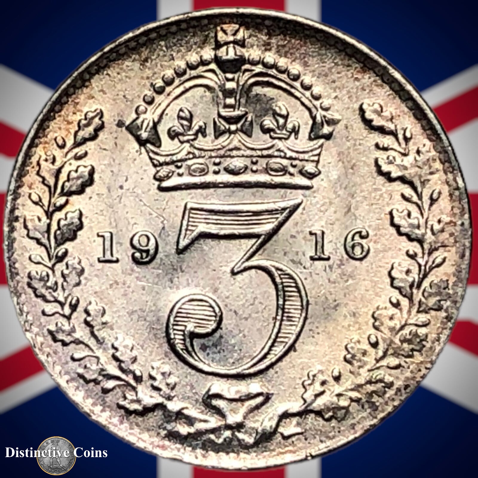Great Britain 1916 Three Pence GB2174