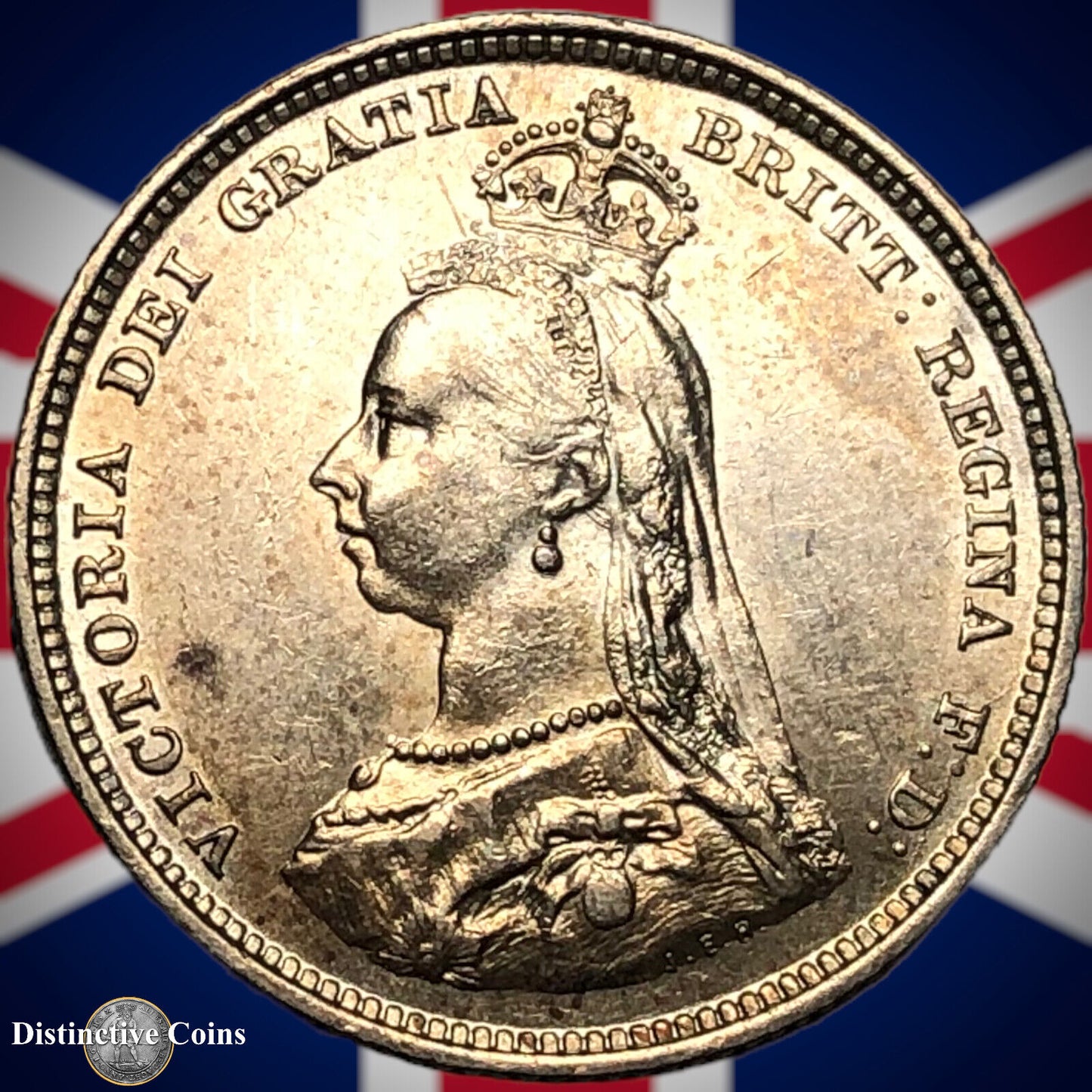 Great Britain 1887 British One Shilling GB0510
