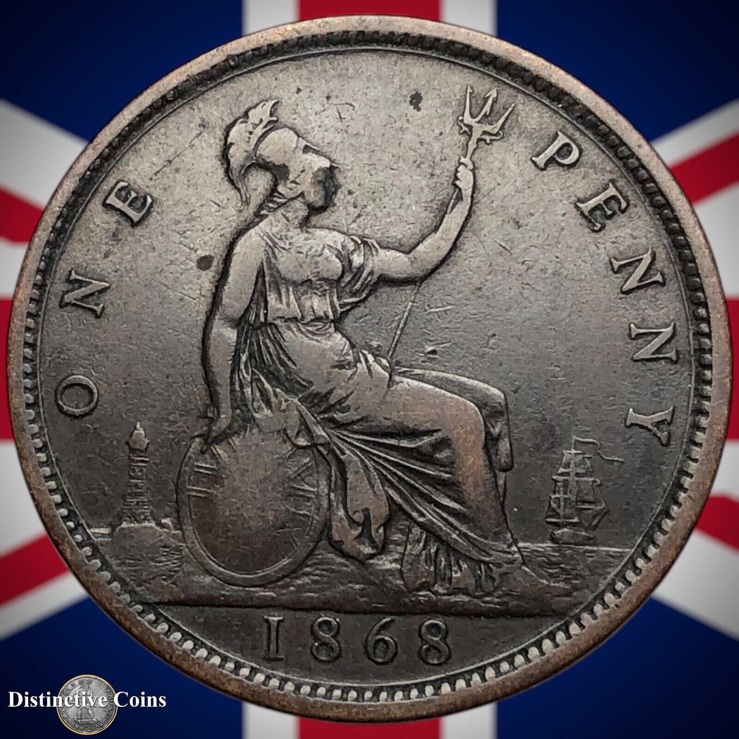 Great Britain 1868 Penny 1d GB6300