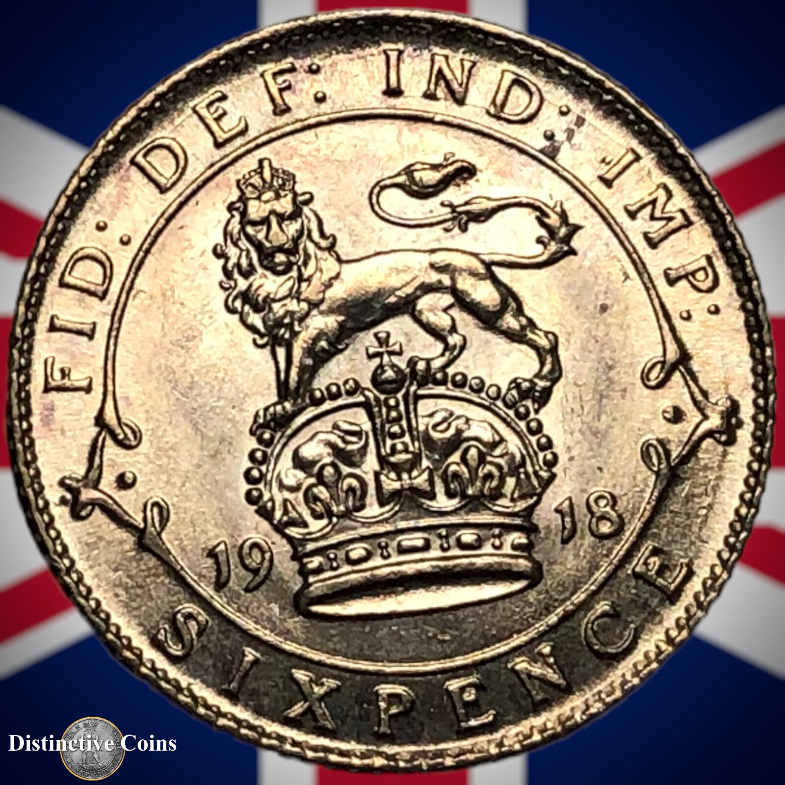 Great Britain 1918 Six Pence GB1633