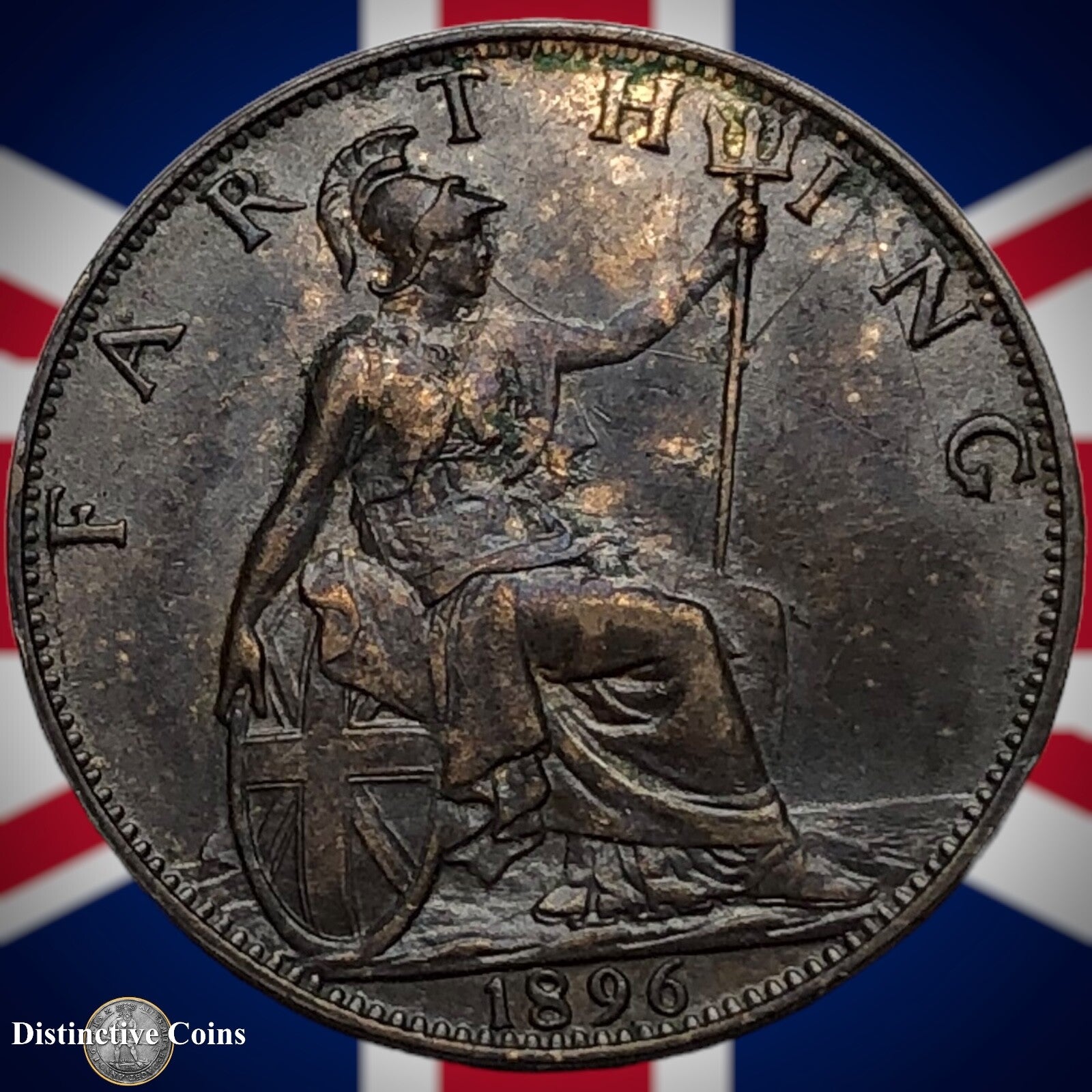 Great Britain 1896 Farthing 1/4d GB4427