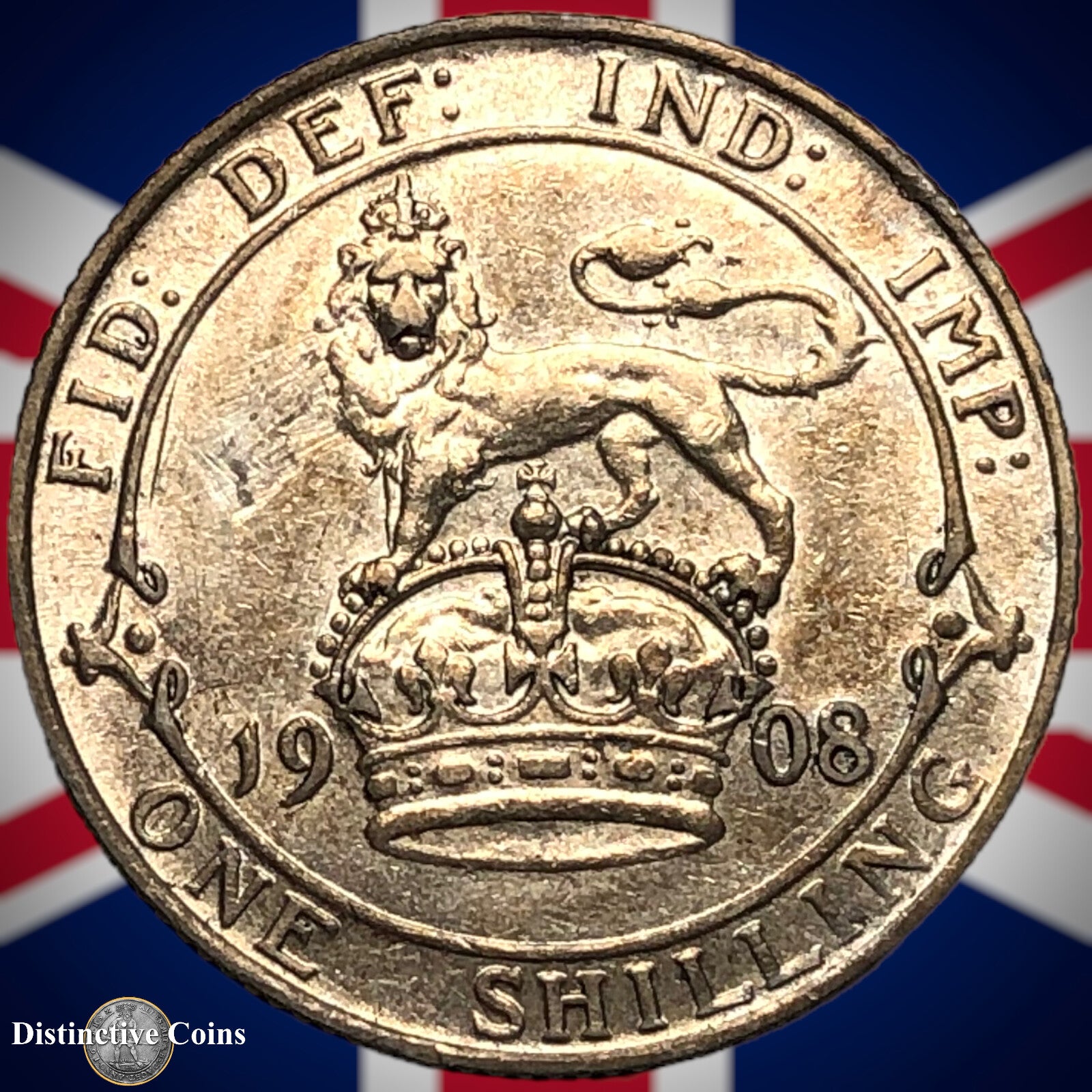 Great Britain 1908 British One Shilling GB0861