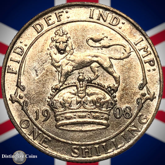 Great Britain 1908 British One Shilling GB0861