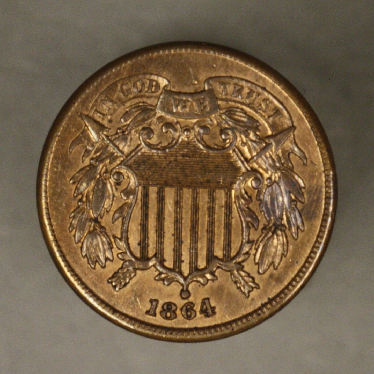 2 Two Cent 1864 Perhaps Cleaned