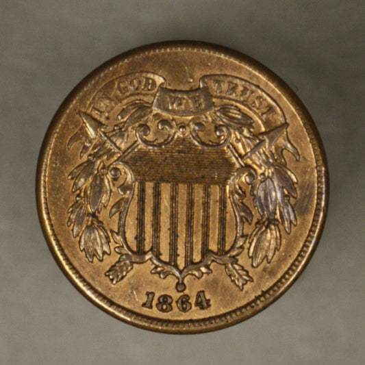 2 Two Cent 1864 Perhaps Cleaned