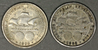 US 1893 Columbian Half Dollars  A2859