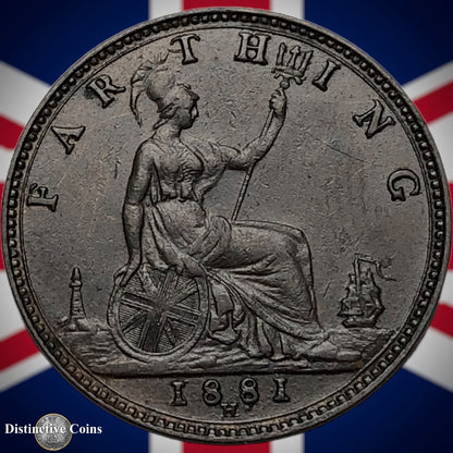 Great Britain 1881 H Farthing 1/4d GB3944