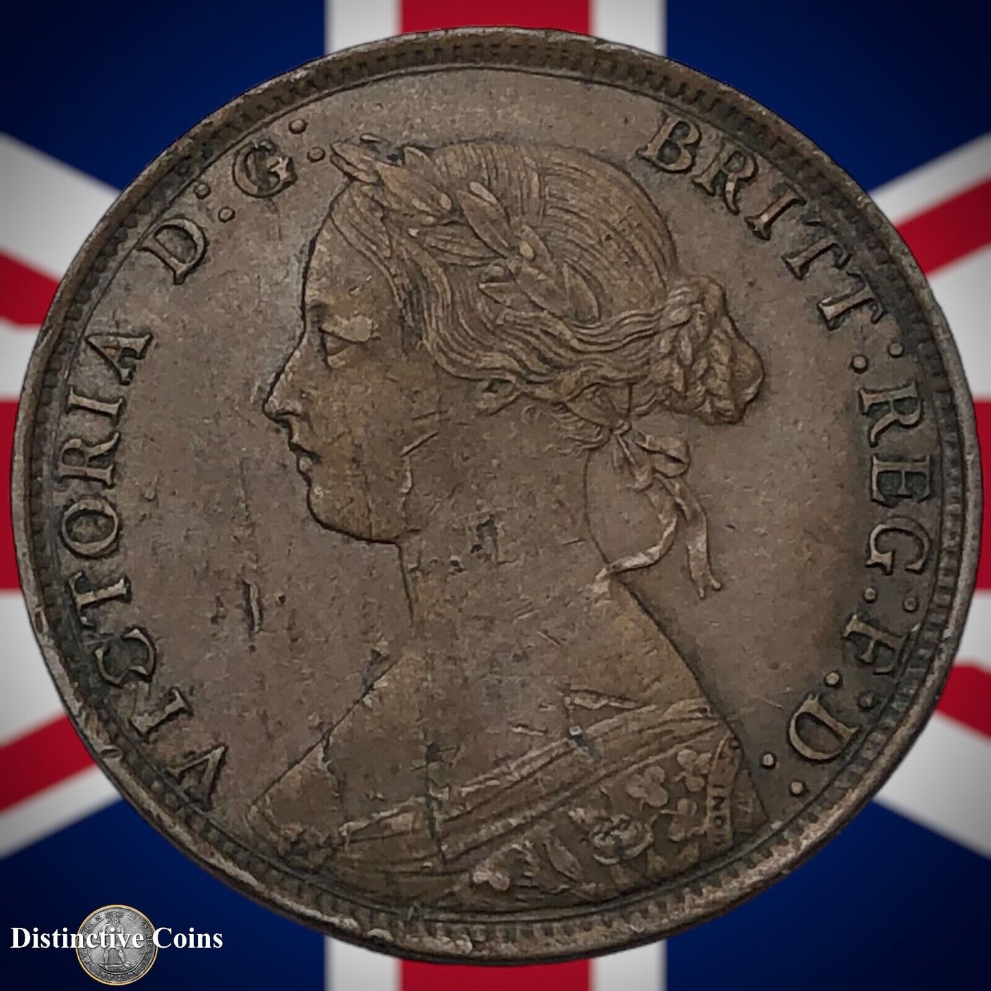Great Britain 1861 Half Penny 1/2d GB5367
