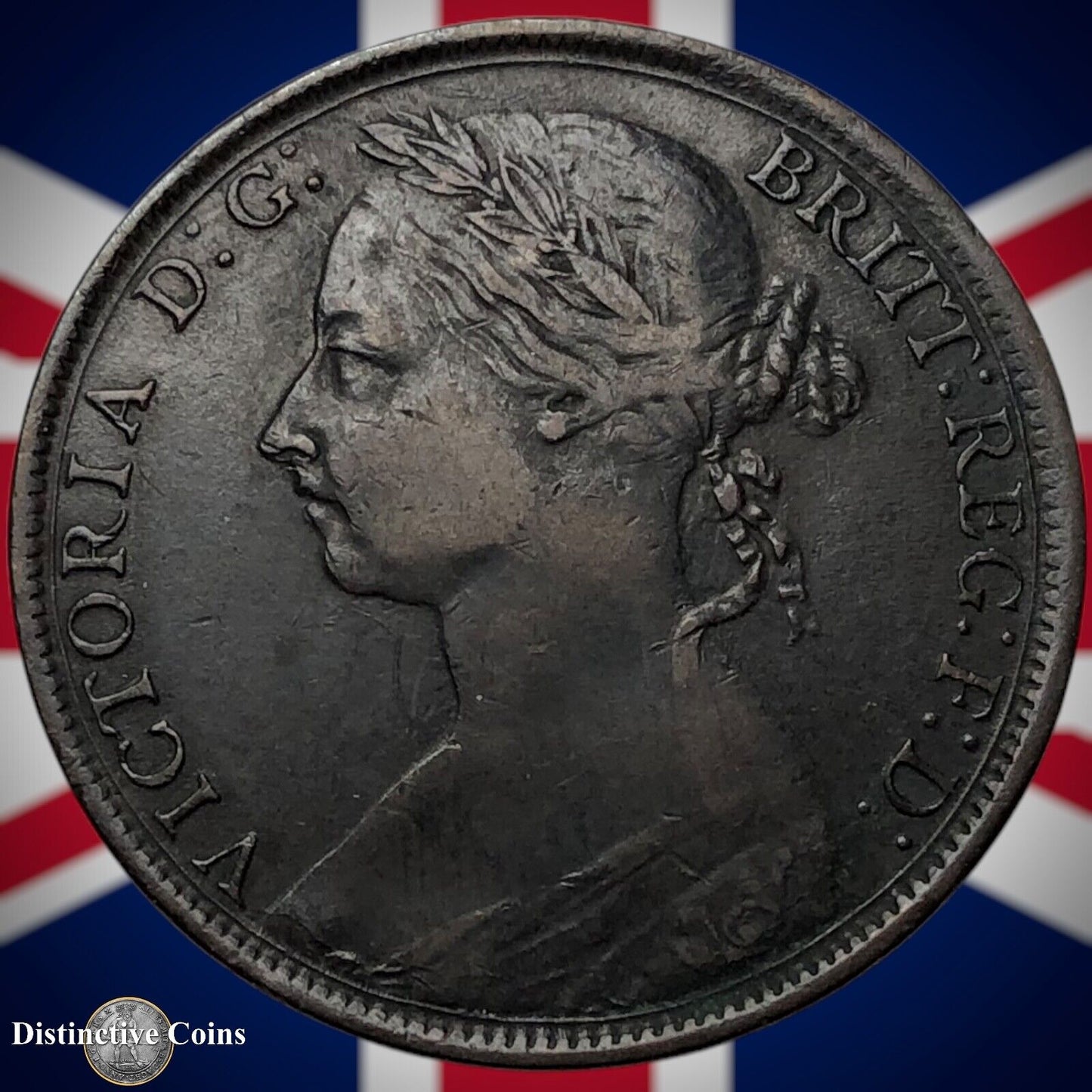 Great Britain 1890 Penny 1d GB6518