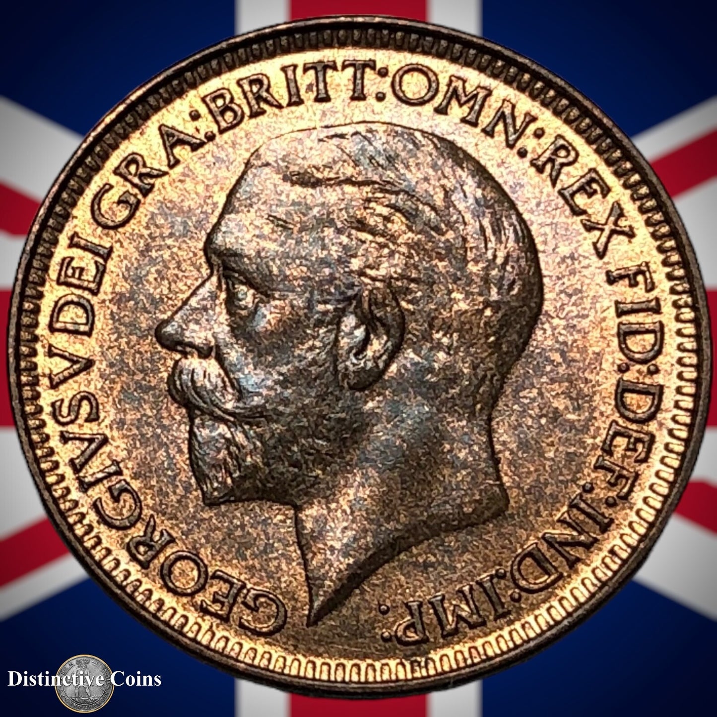 Great Britain 1927 Farthing 1/4d GB4852