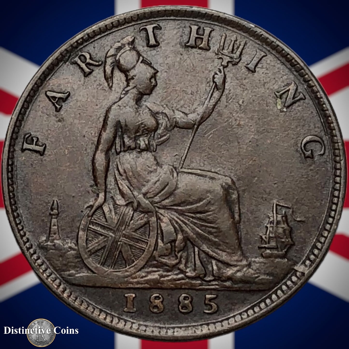 Great Britain 1885 Farthing 1/4d GB4151