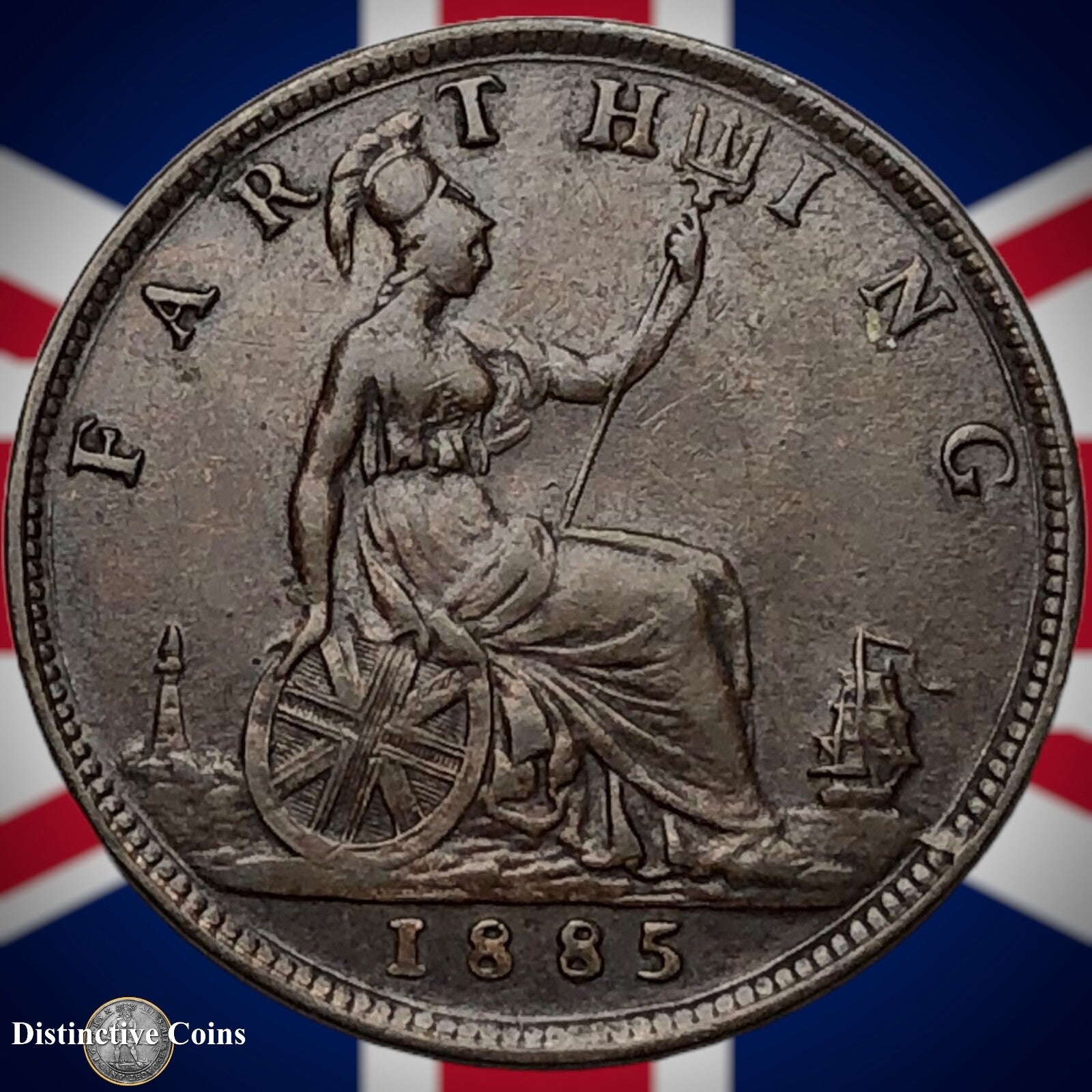 Great Britain 1885 Farthing 1/4d GB4151