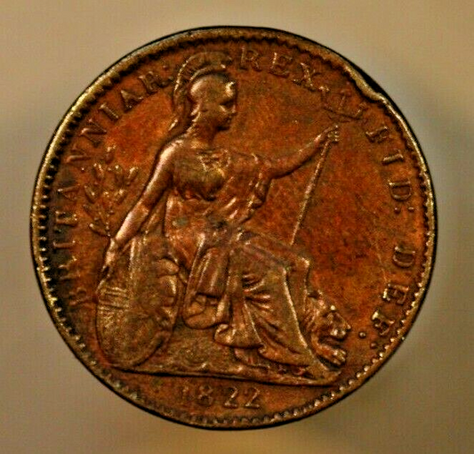 Great Britain 1822  Farthing   A052
