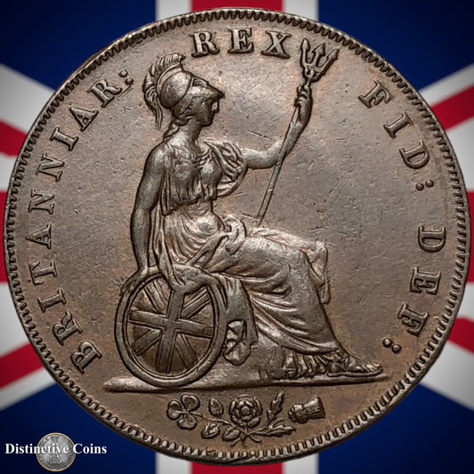 Great Britain 1826 Half Penny 1/2d GB5209