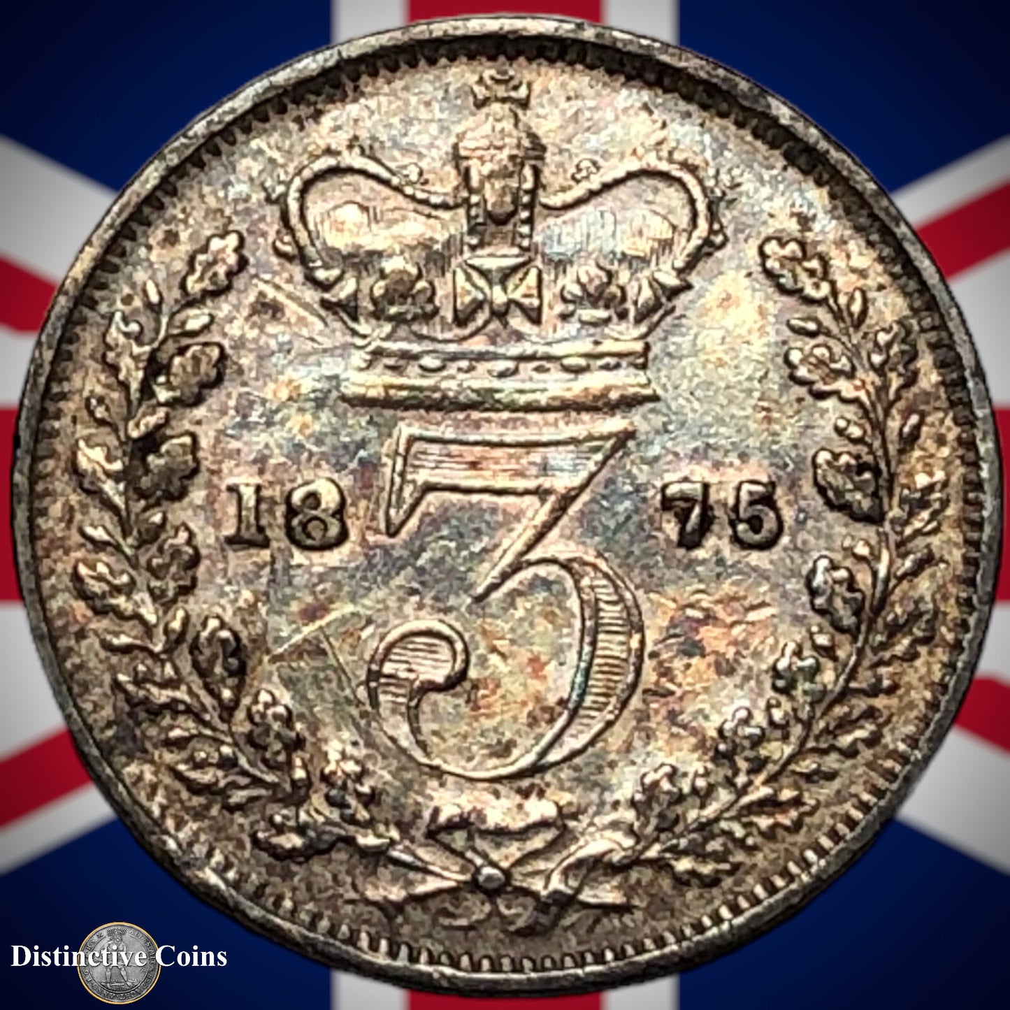 Great Britain 1875 Three Pence GB1875