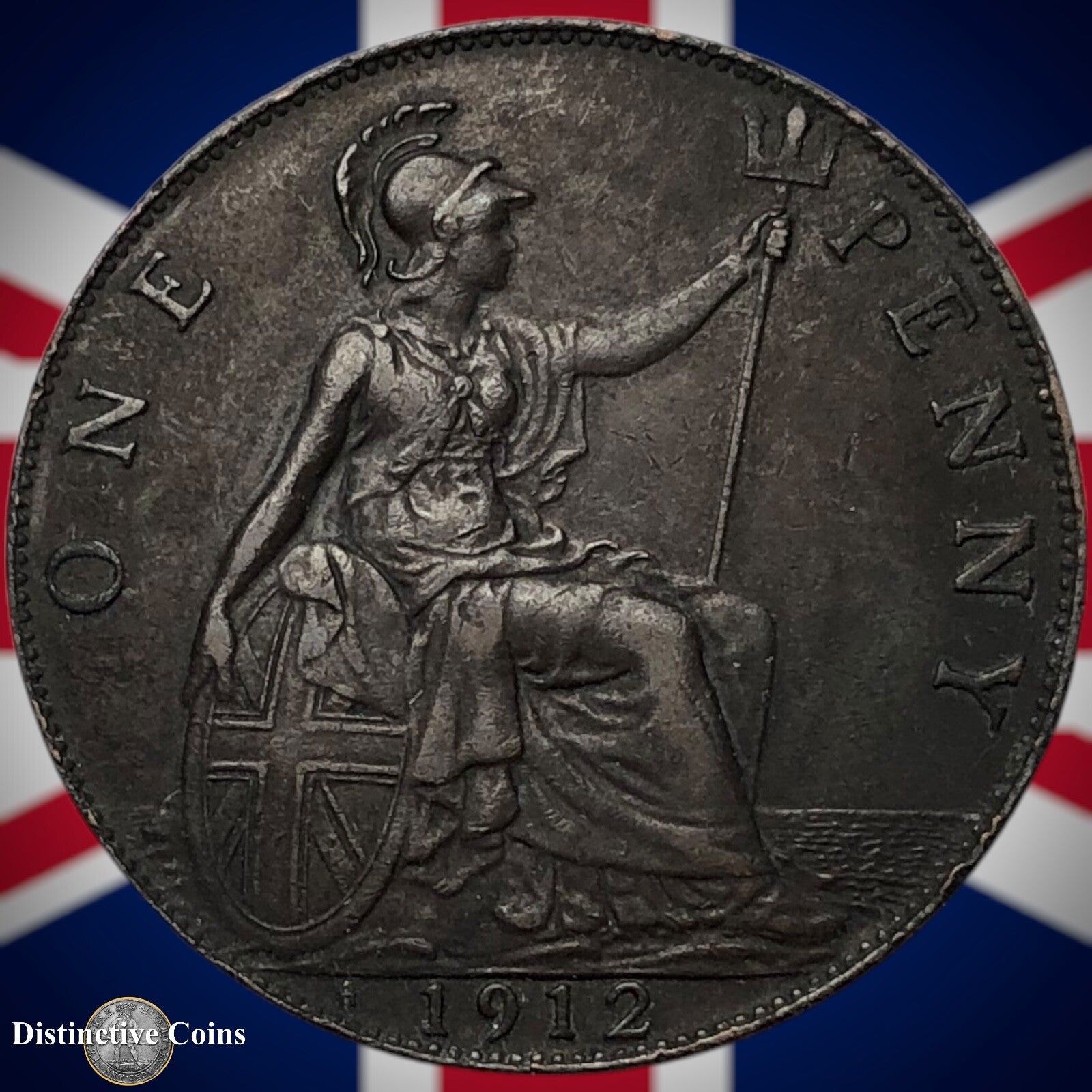 Great Britain 1912 H Penny 1d GB6802