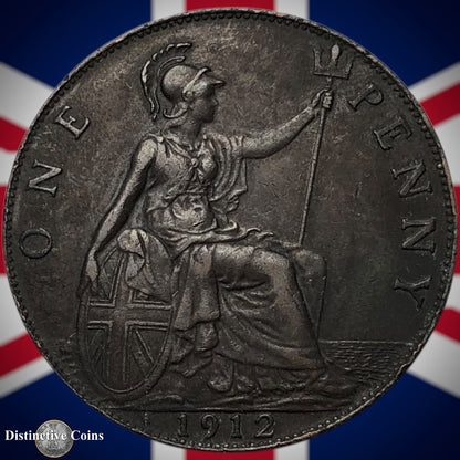 Great Britain 1912 H Penny 1d GB6802