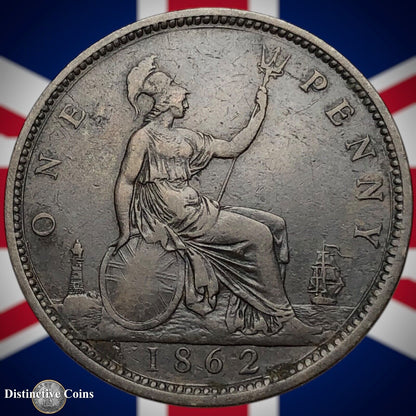 Great Britain 1862 Penny 1d GB6199
