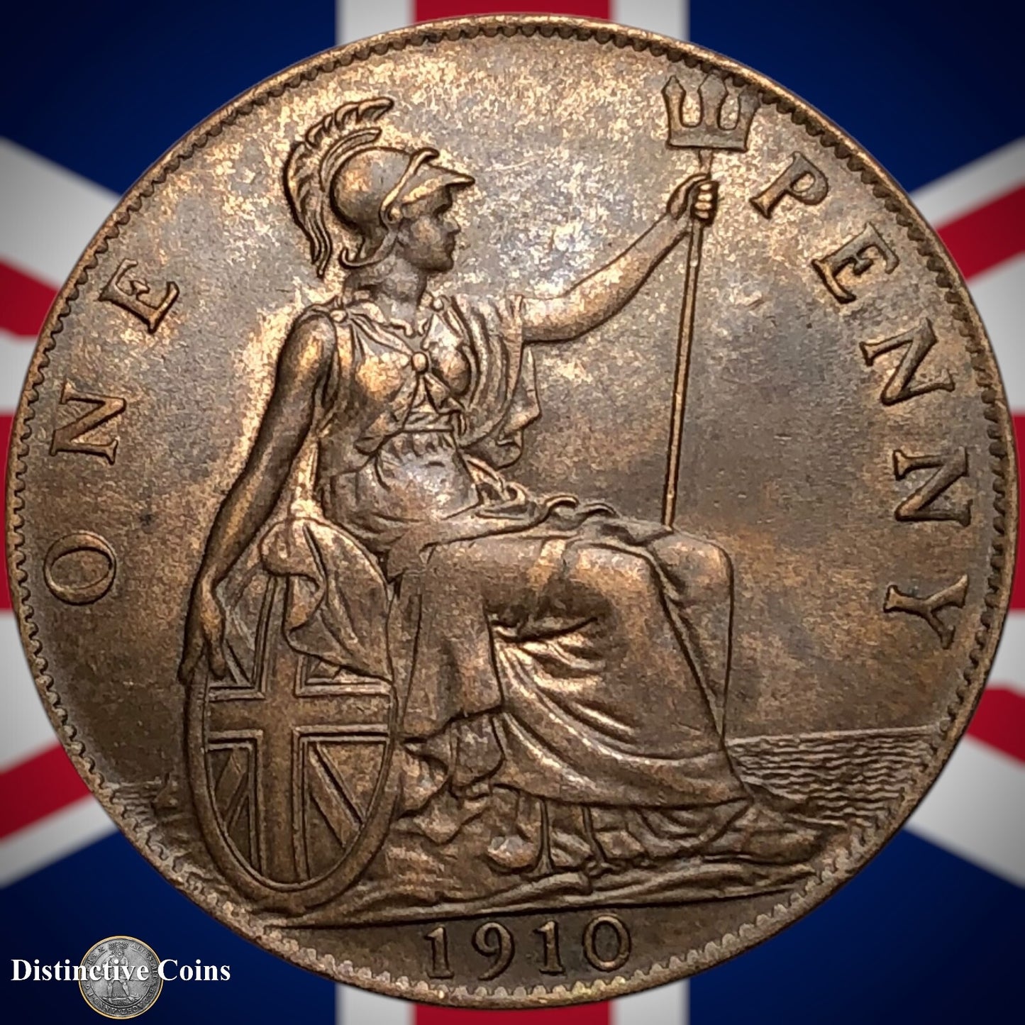 Great Britain 1910 Penny 1d GB6732