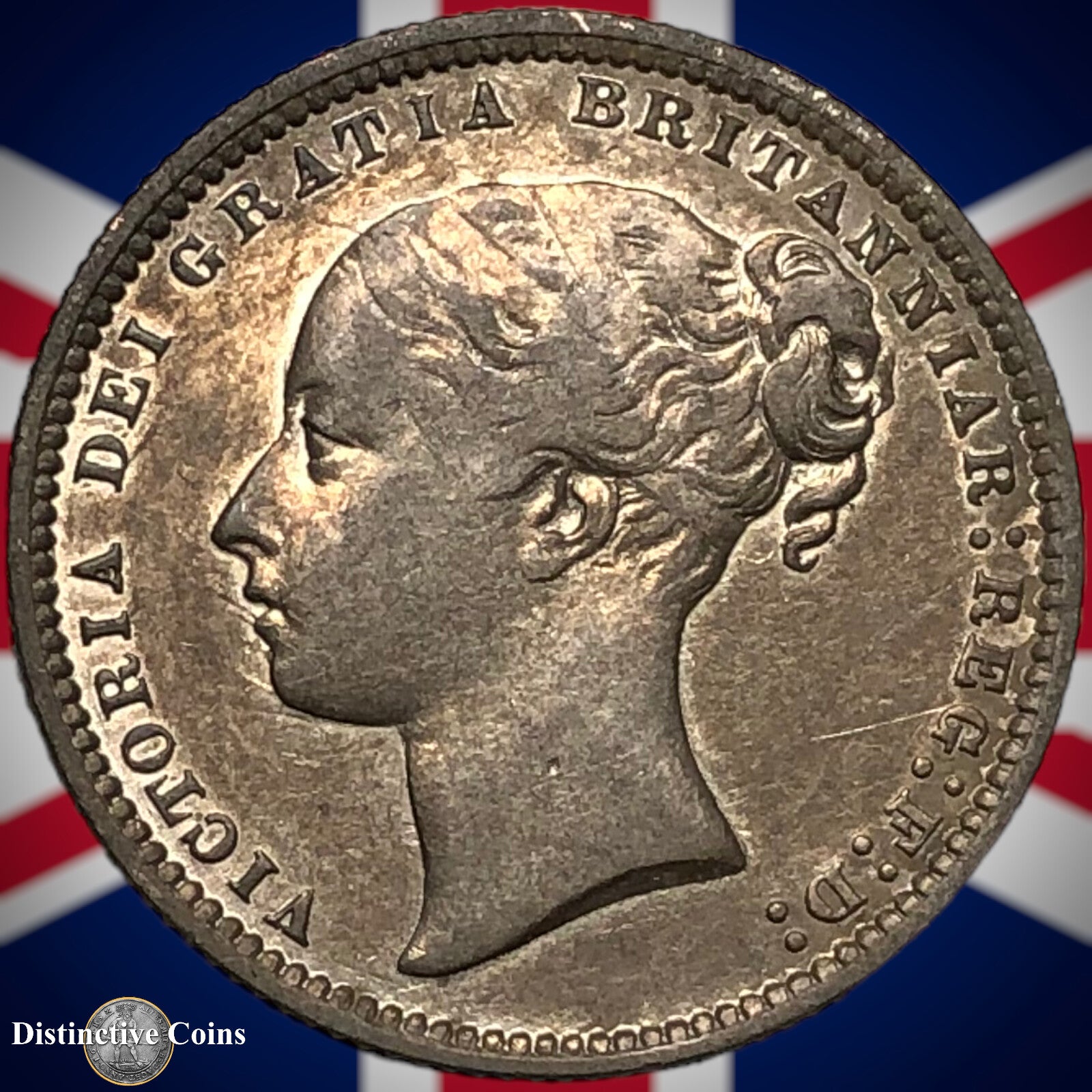 Great Britain 1868 British One Shilling GB0299