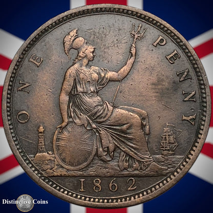 Great Britain 1862 Penny 1d GB6225