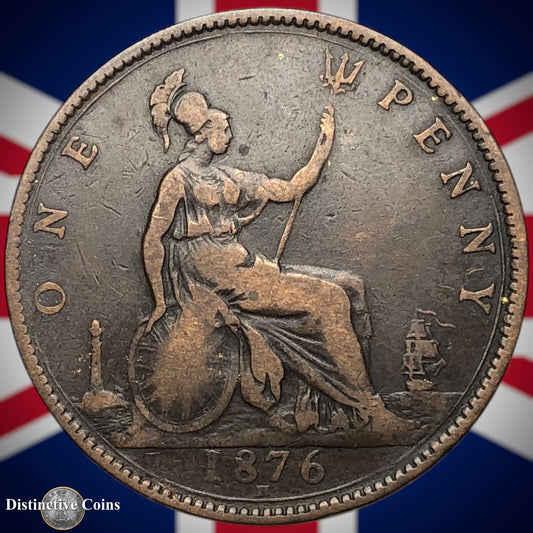 Great Britain 1876 H Penny 1d GB6376