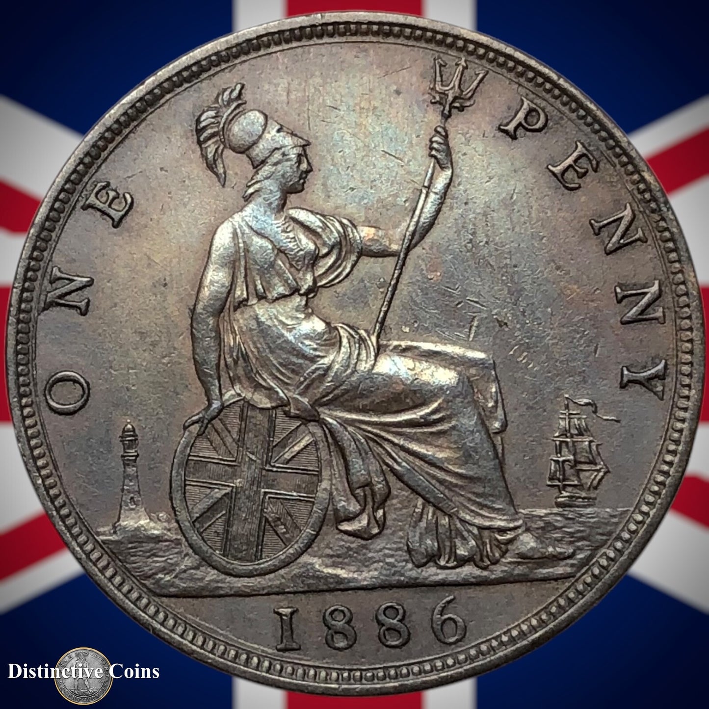 Great Britain 1886 Penny 1d GB6458