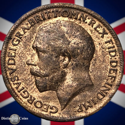 Great Britain 1919 Farthing 1/4d GB4724