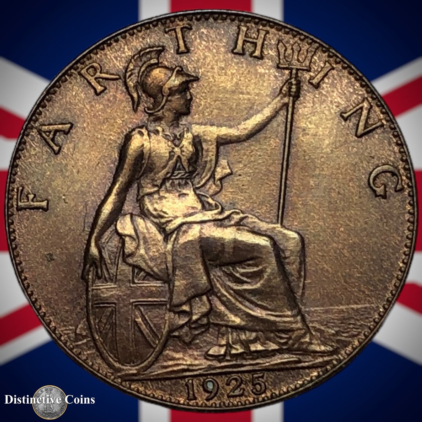 Great Britain 1925 Farthing 1/4d GB4821