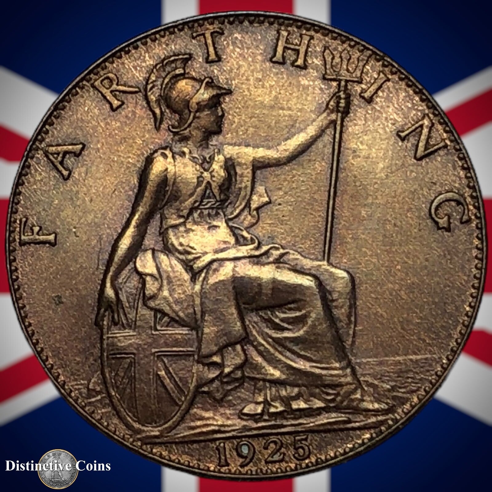 Great Britain 1925 Farthing 1/4d GB4821