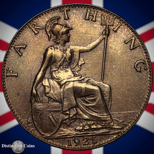 Great Britain 1925 Farthing 1/4d GB4821
