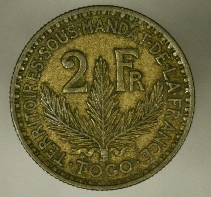 Togo  2 Francs 1924  XF   A970