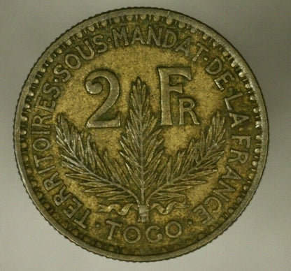 Togo  2 Francs 1924  XF   A970