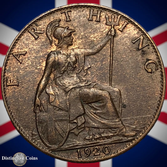 Great Britain 1920 Farthing 1/4d GB4740