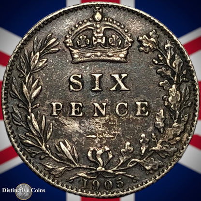Great Britain 1905 Six Pence GB1523
