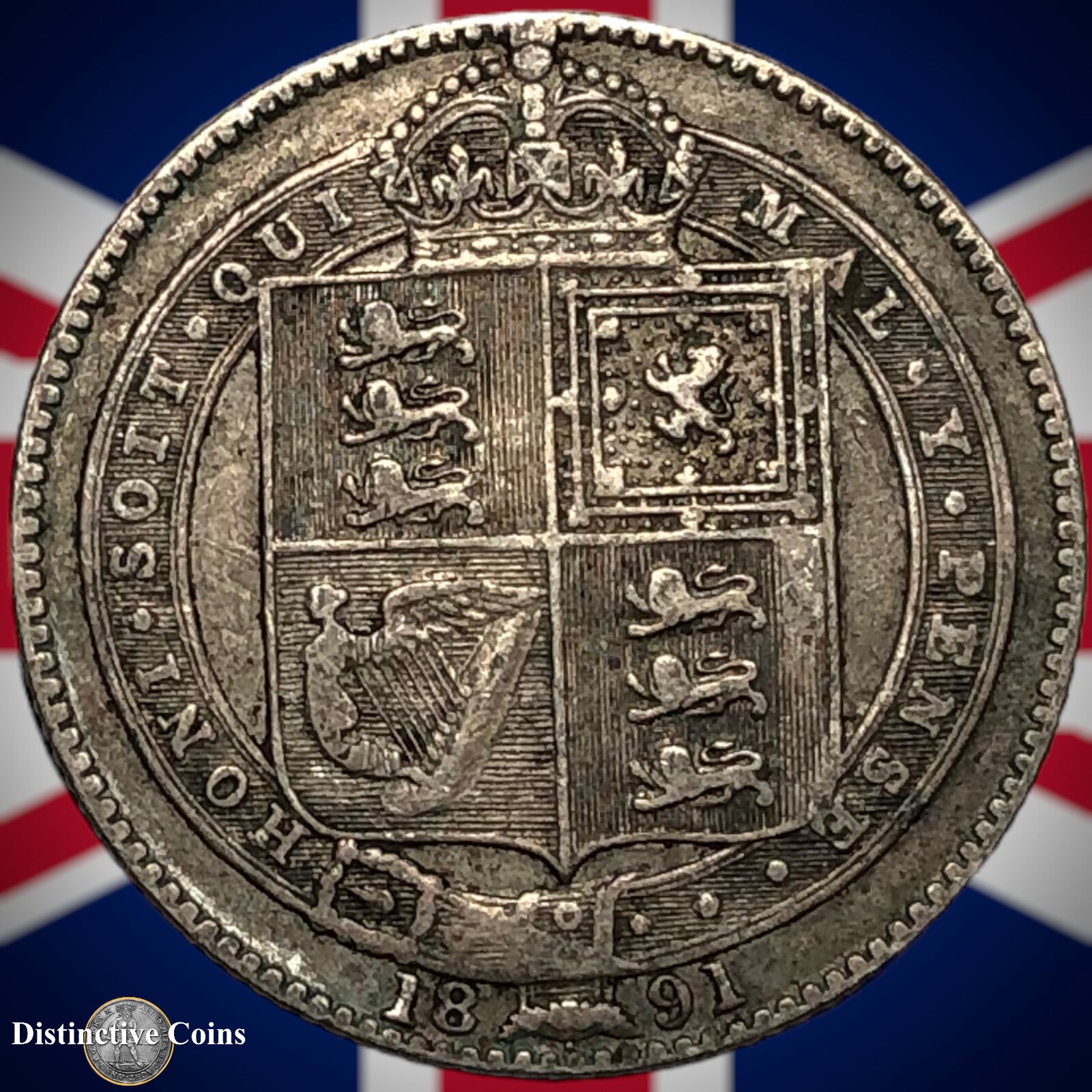 Great Britain 1891 British One Shilling GB0579
