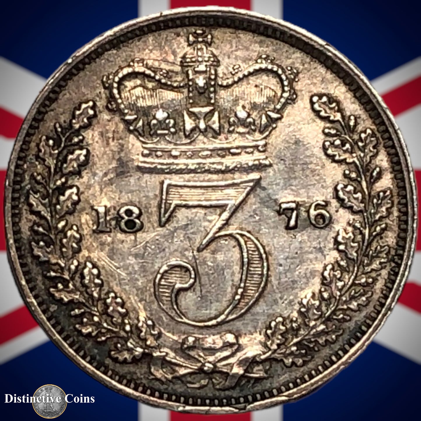Great Britain 1876 Three Pence GB1883