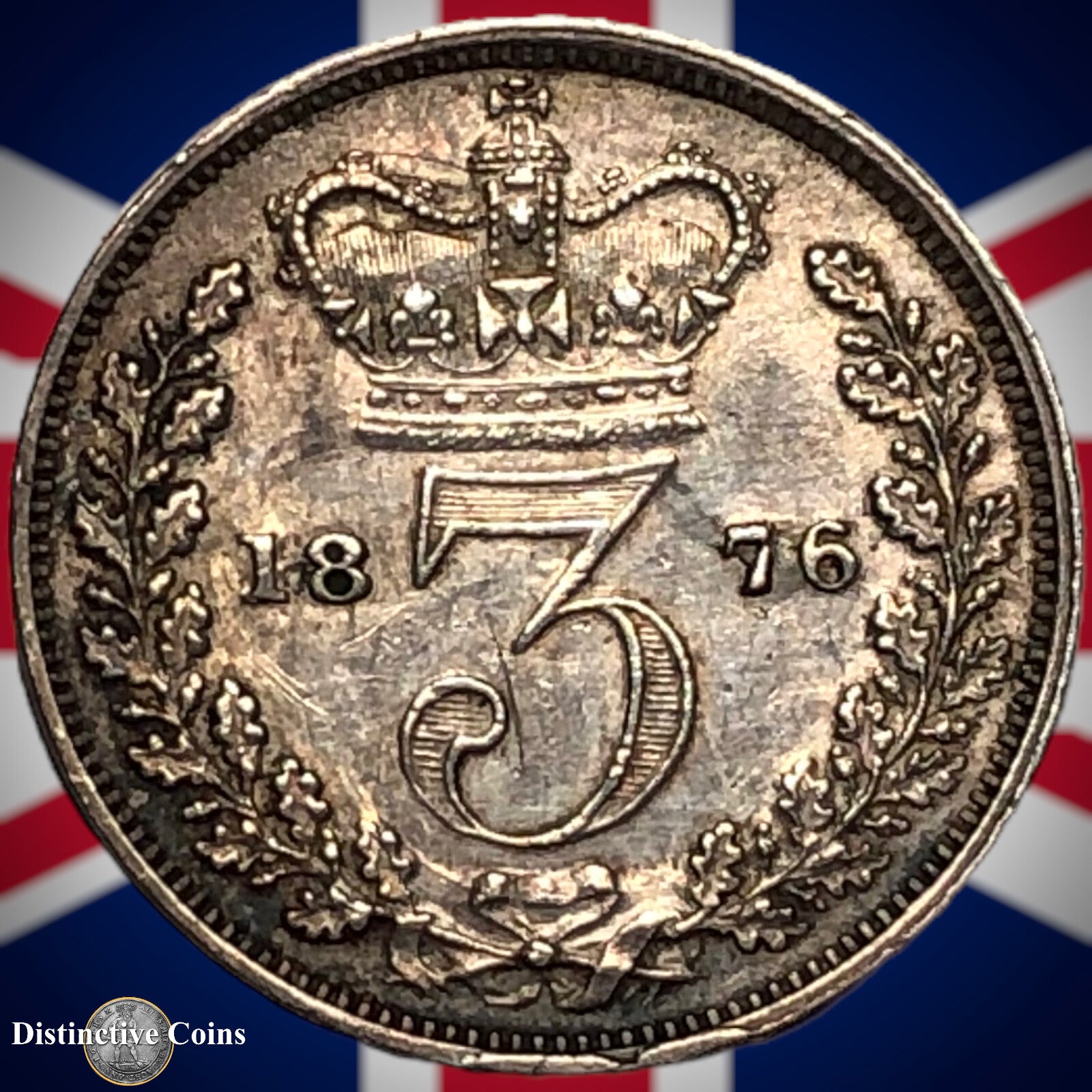 Great Britain 1876 Three Pence GB1883