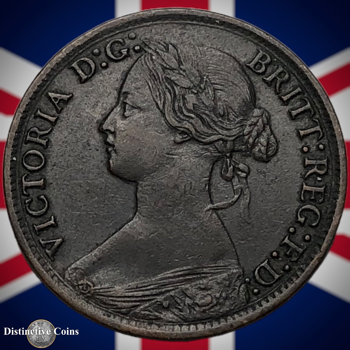 Great Britain 1865/2 Farthing 1/4d GB3542