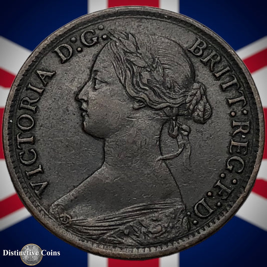 Great Britain 1865/2 Farthing 1/4d GB3542