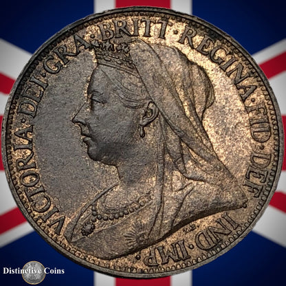 Great Britain 1895 Farthing 1/4d GB4412