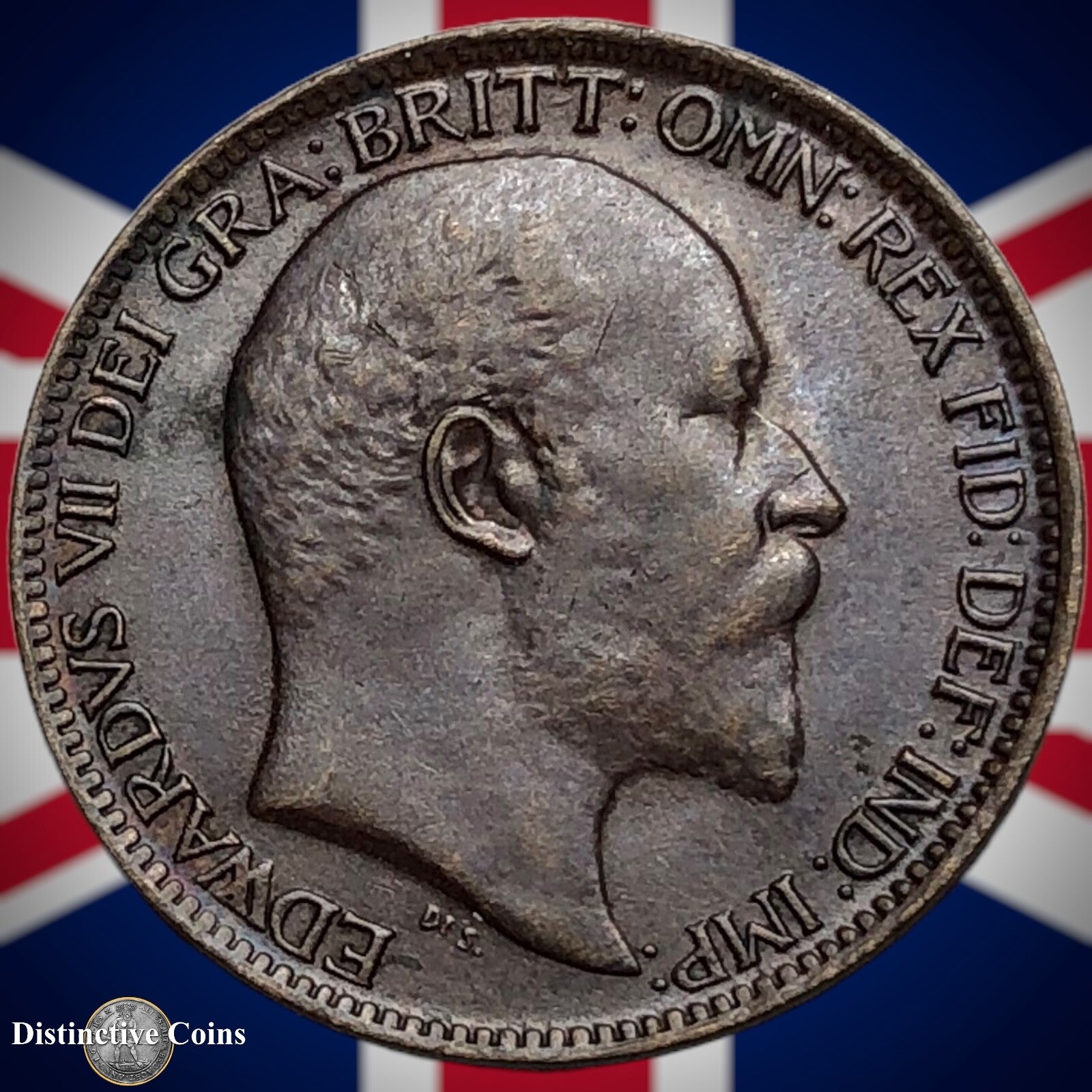 Great Britain 1908 Farthing 1/4d GB4612