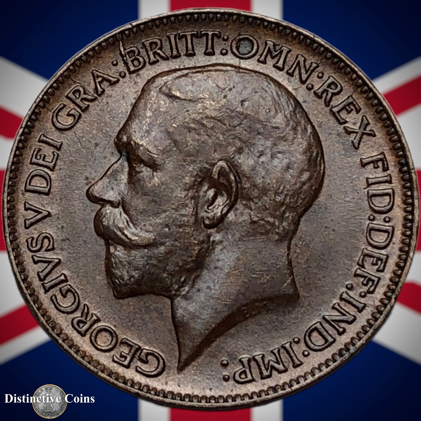 Great Britain 1913 Farthing 1/4d GB4662