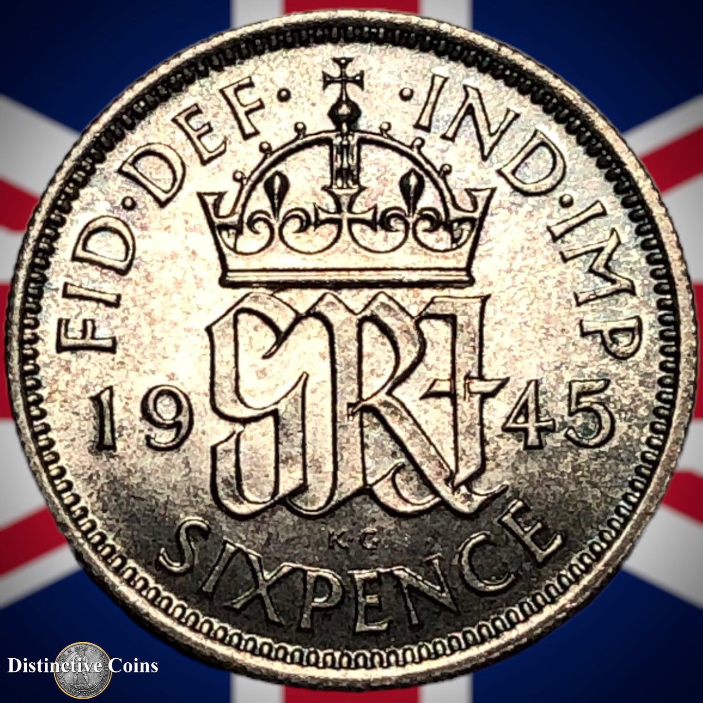 Great Britain 1945 Six Pence GB1764