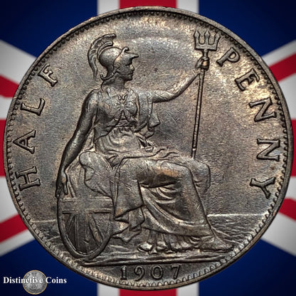 Great Britain 1907 Half Penny 1/2d GB5815